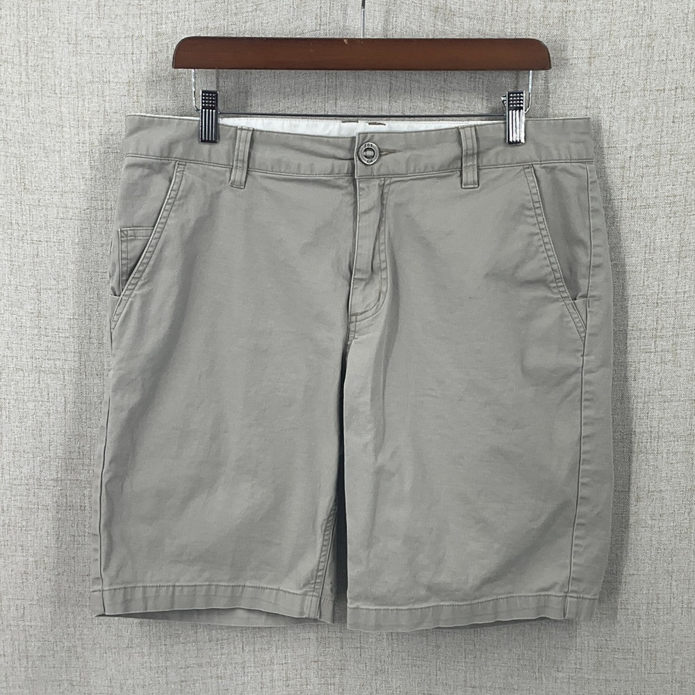 Fox Racing Chino Shorts Mens 33 Khaki Tan Classic Minimalist Stretch Casual